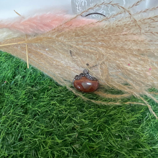 Polychrome Jasper-wrapped in Oxidized Copper-