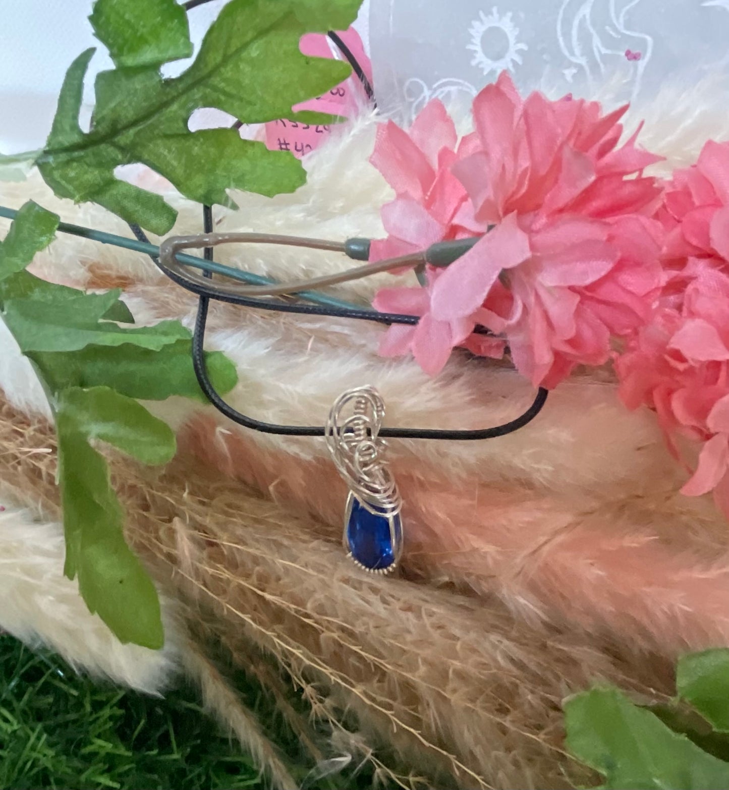 Tanzanite Pendant wrapped in Sterling Silver