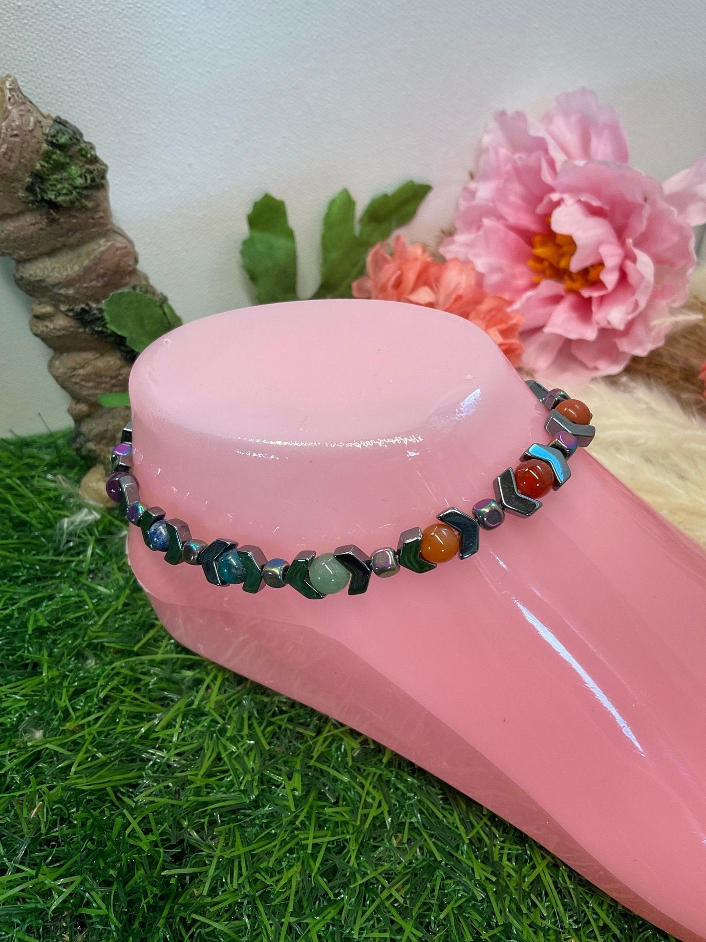 Chakra ankle bracelet - Daydream Designs