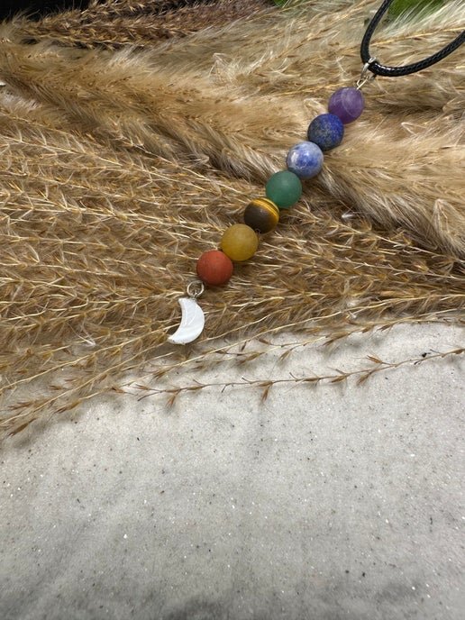 Chakra Necklace Matted Beads - Daydream Designs