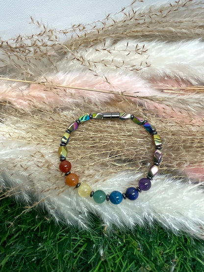 Chakra Rainbow Twist Bracelet - Daydream Designs